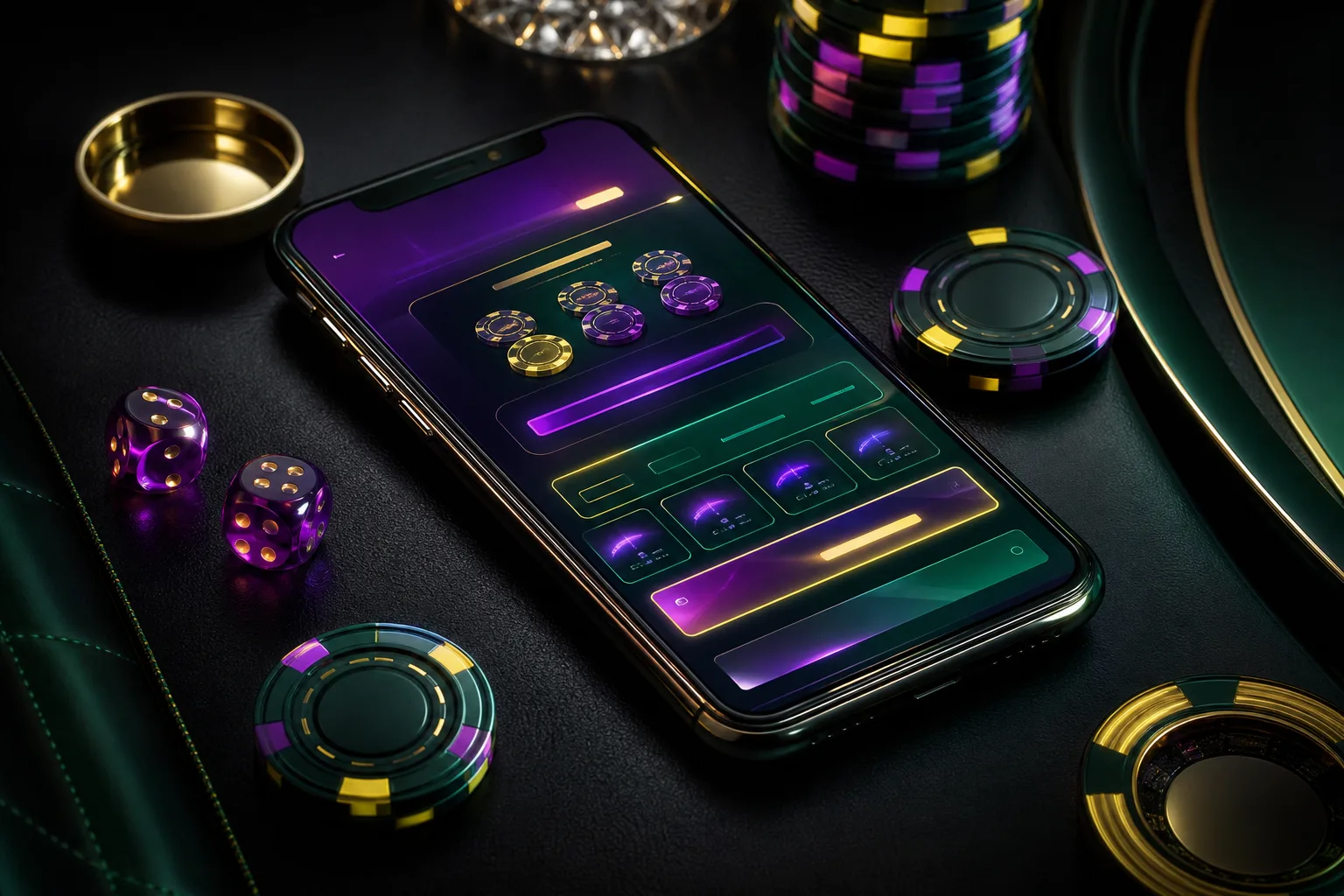 SpinBetter — Casino App auf Smartphone mit Tokens